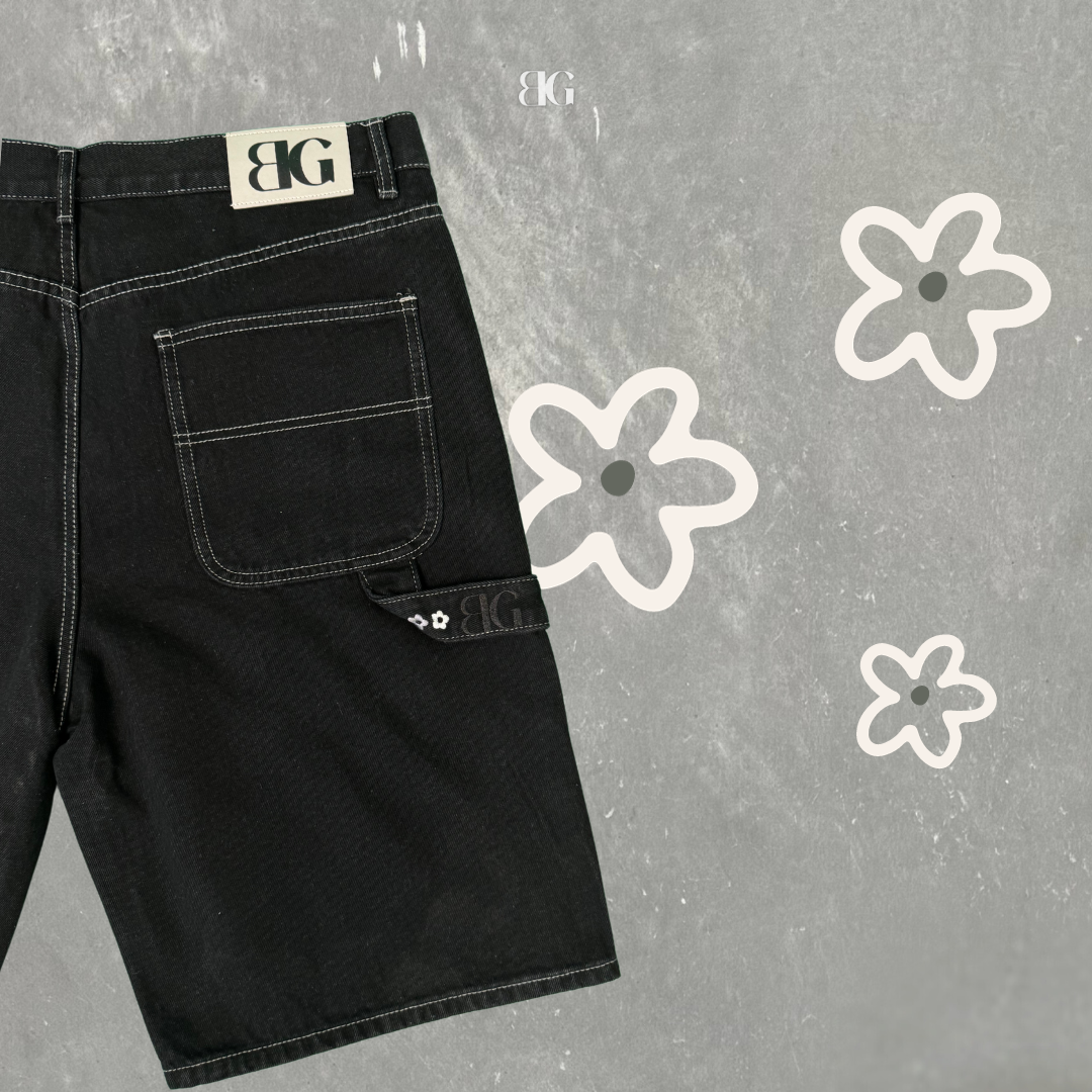 JORTED BY BG - WASHED BLACK