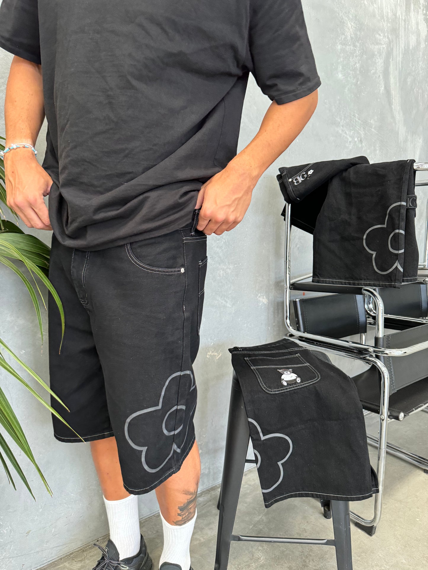 JORTED BY BG - WASHED BLACK