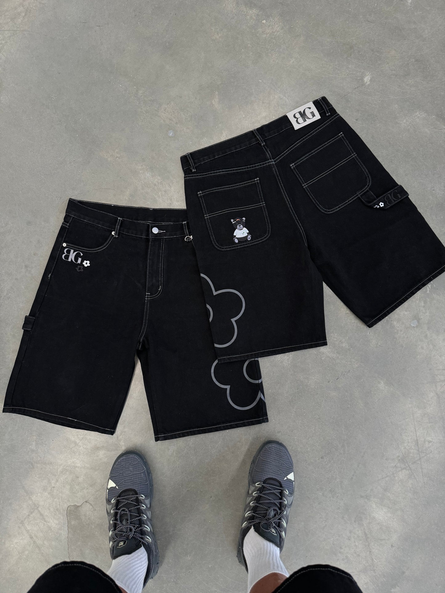 JORTED BY BG - WASHED BLACK